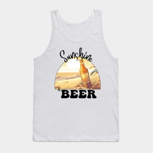 Sunshine & Beer - the Perfect Summer Combination Tank Top